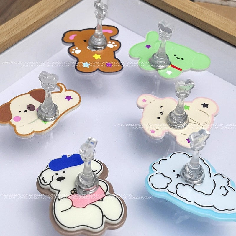 Cute Cartoon Nail Practice Stand – DIY Nail Art Display Holder