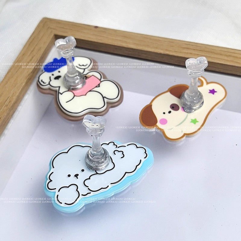 Cute Cartoon Nail Practice Stand – DIY Nail Art Display Holder