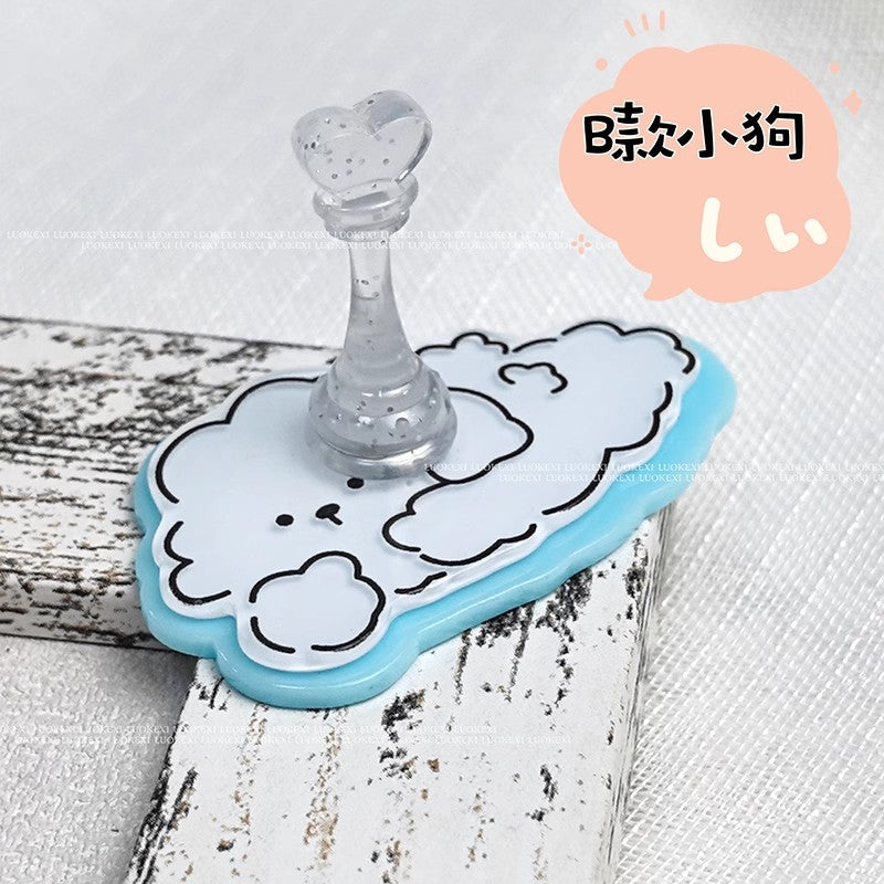Cute Cartoon Nail Practice Stand – DIY Nail Art Display Holder