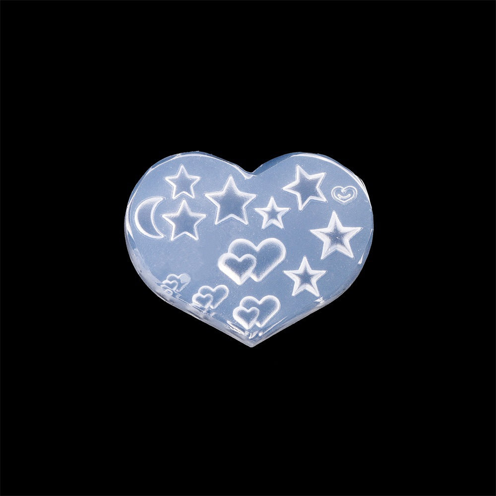 4PCS 3D Silicone Flower Nail Molds