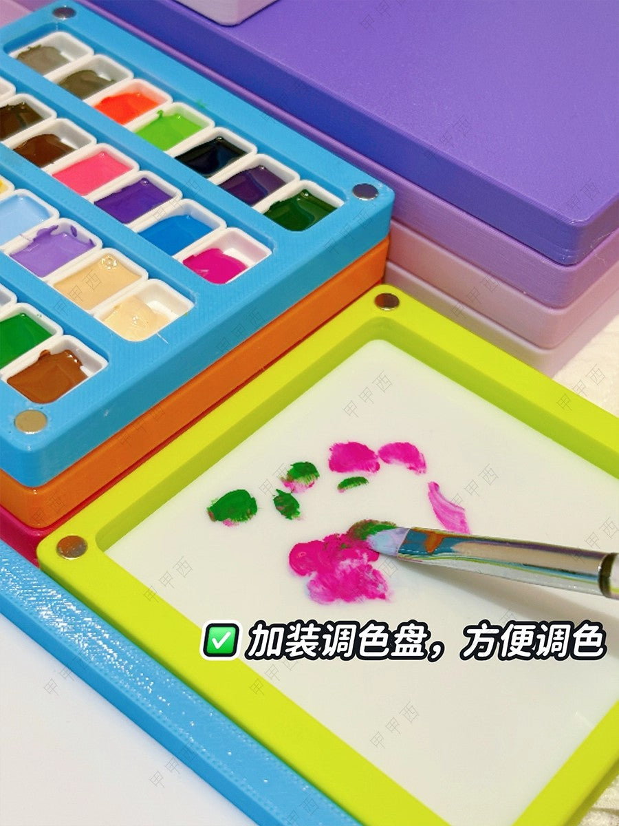 Dopamine Pastel Color Nail Gel Organizer Box – Multi-Layer Magnetic Storage
