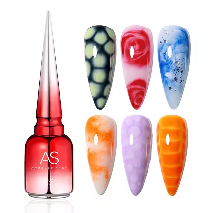 Blooming Gel Nail Polish – Watercolor Marble Ink Effect Gel for Nail Art