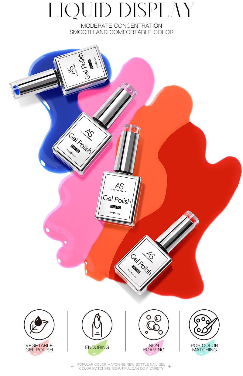 15ml HEMA & TPO-Free 66 Colors Gel Nail Polish Set
